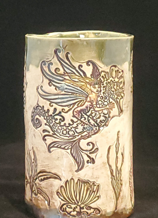 Sea Nymph Large Candle (Cocoanut Lime Verbena Scented)