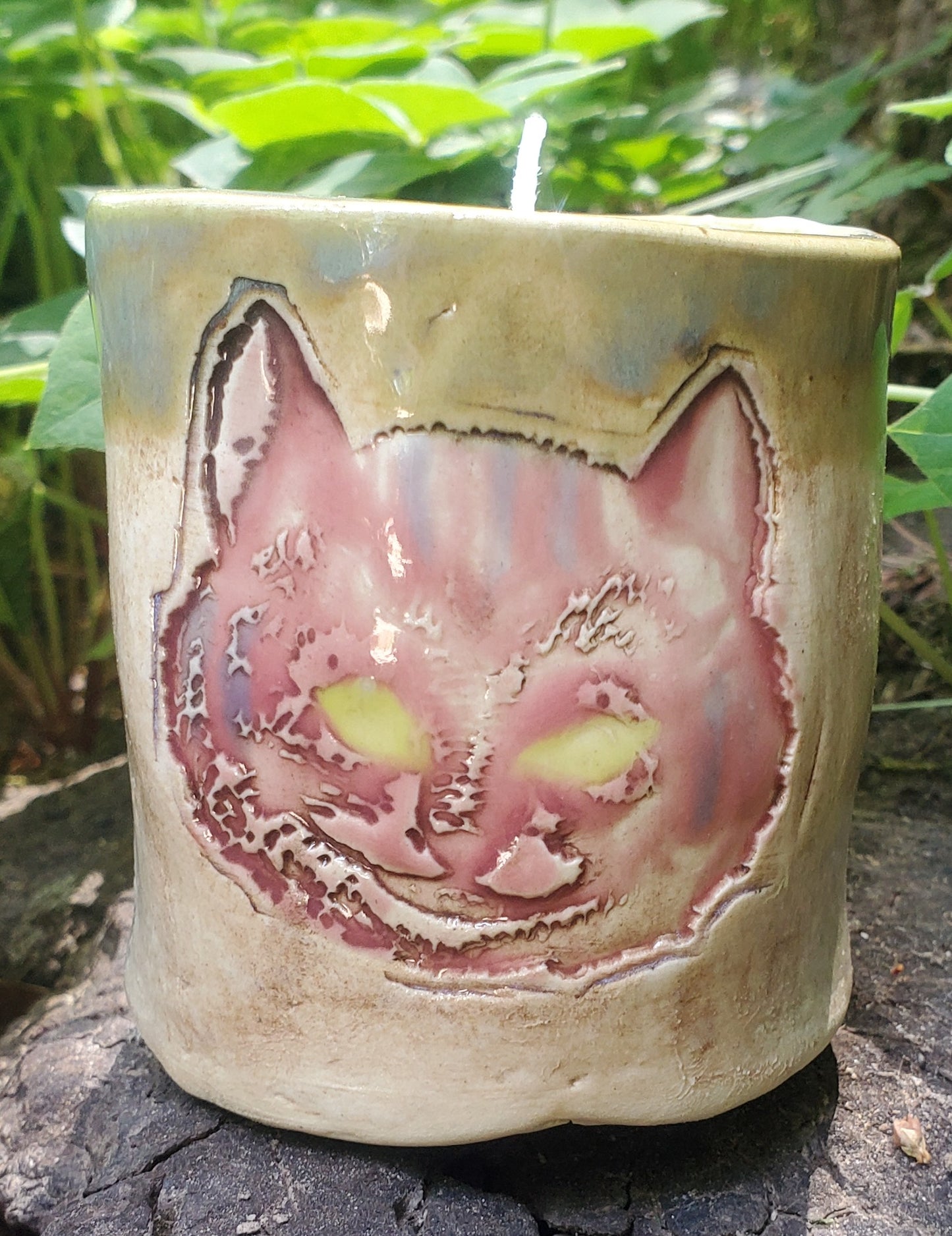 Cheshire Cat Candle