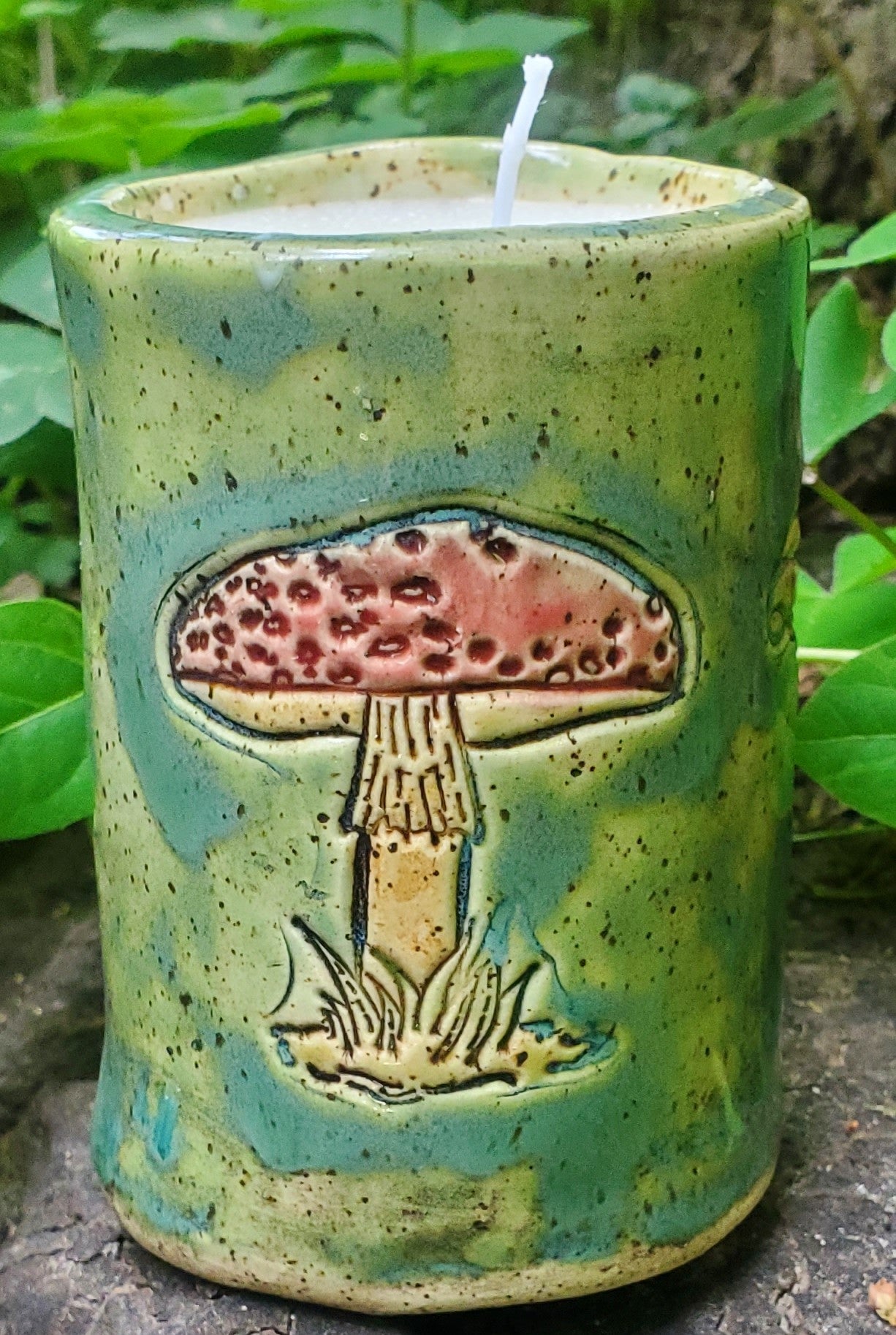 Mushroom Candle (Watermelon Scented)